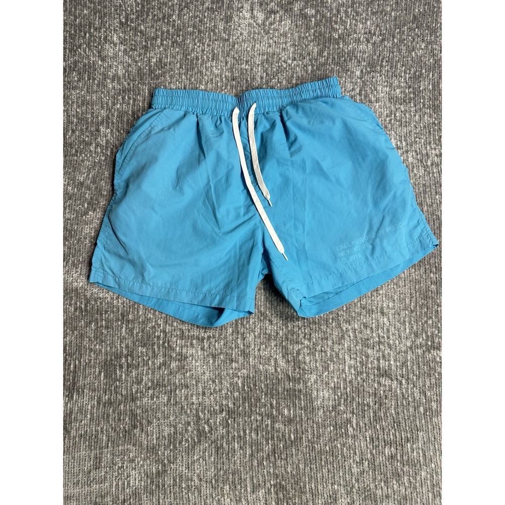 Barstool Sports Shorts Mens L Blue Swim Trunks Call Her Daddy Podcast Rare!
